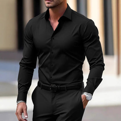 Men's Long-Sleeve Button-Down Shirt (photo 3)