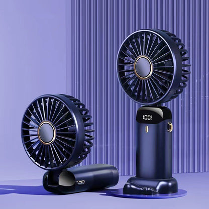 Foldable USB Rechargeable Handheld and Neck Fan (photo 14)