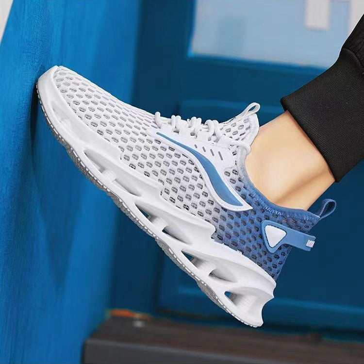 Men's Mesh Lace-Up Running Sneakers (photo 5)