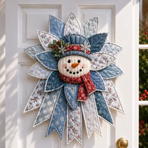 Quilted Patchwork Fabric Craft Piece, Holiday and Animal Designs (photo 3)