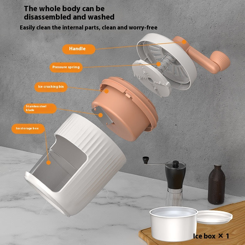 Hand-Crank Ice Shaver and Snow Cone Maker (photo 7)