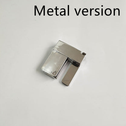 No-Belt Waistband Tightening Buckle, Metal or ABS – Silver, Metal