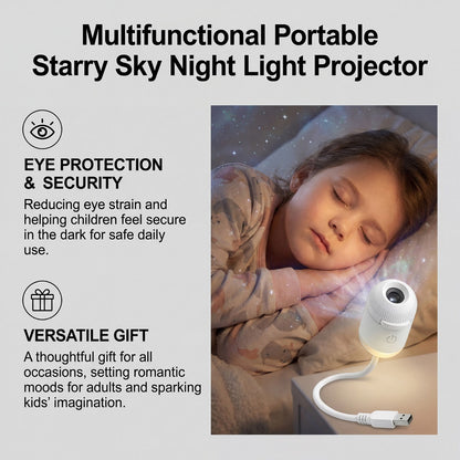 USB Star Projection Night Light with Slides (photo 3)