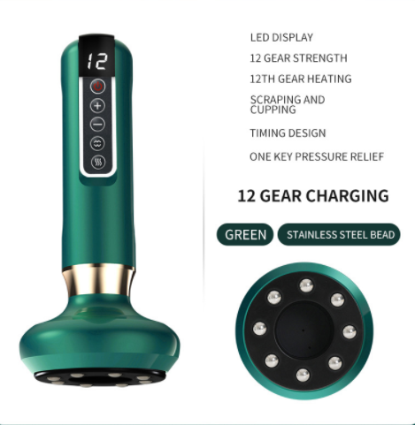 Electric Cupping and Gua Sha Body Massager, Rechargeable (photo 10)