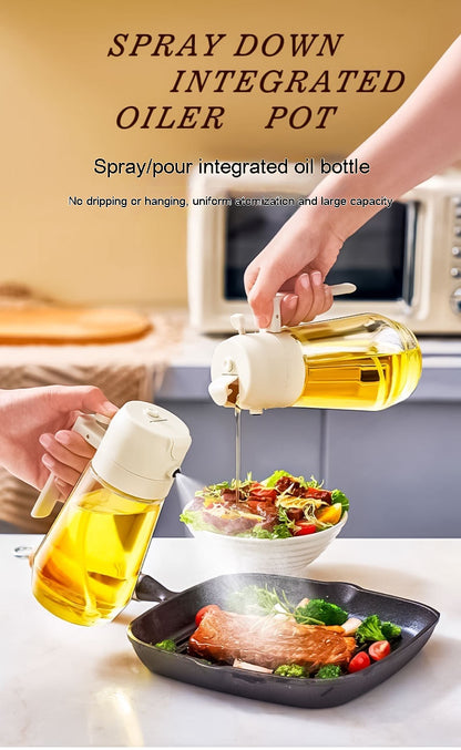 2-in-1 Glass Oil Sprayer and Pourer, 470 ml (photo 12)