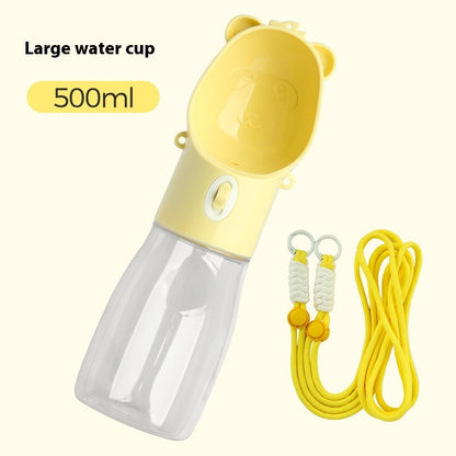 2-in-1 Portable Dog Water Bottle with Food Container (photo 12)