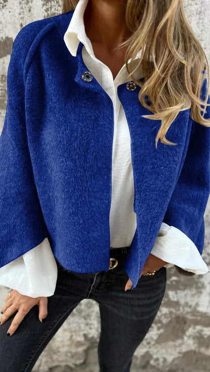 Women's Batwing-Sleeve Cropped Cardigan Jacket (photo 6)