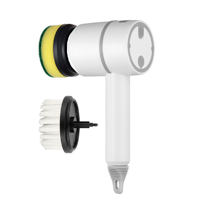 Rechargeable Electric Cleaning Brush with Interchangeable Heads (photo 3)