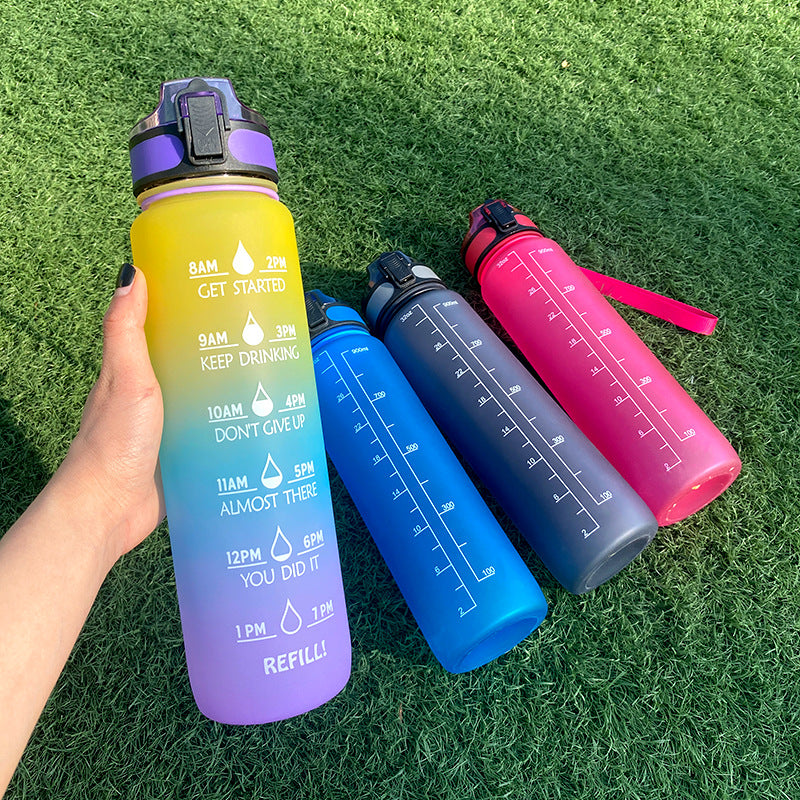 1 L Tritan Water Bottle with Time Markers (photo 2)