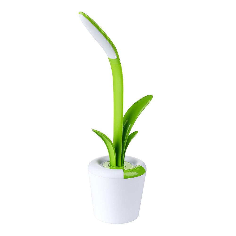 Plant-Shaped Rechargeable LED Table Lamp with Night Light Mode (photo 12)