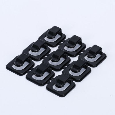Adhesive Cable Clips - Black (photo 1)