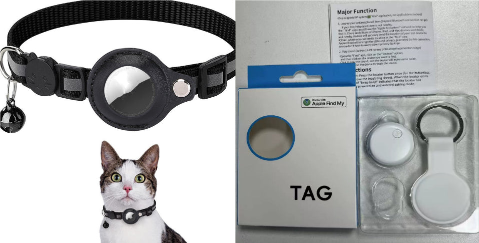 Reflective Pet Collar with AirTag Holder (photo 19)
