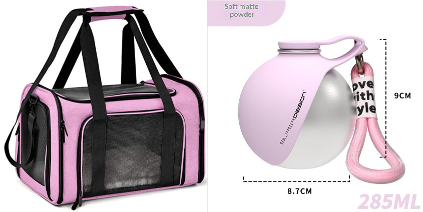 Portable Dog Water Bottle with Waste Bag Dispenser (photo 22)