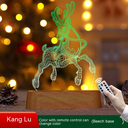 Christmas 3D Acrylic LED Night Light (photo 6)