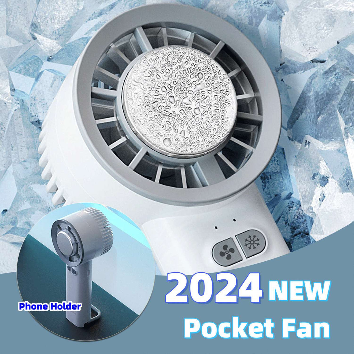 Handheld Turbo Jet Fan with Cooling Plate (photo 2)