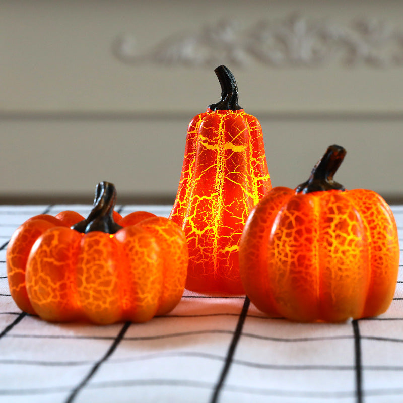 Halloween LED Pumpkin Candle Lamp (photo 4)