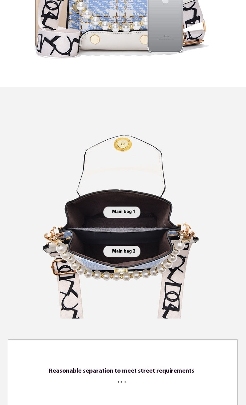 Mini Crossbody Phone Bag with Pearl Chain (photo 23)