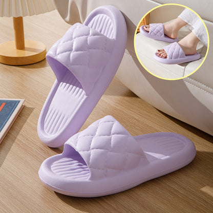 Rhombus Pattern EVA House Slippers