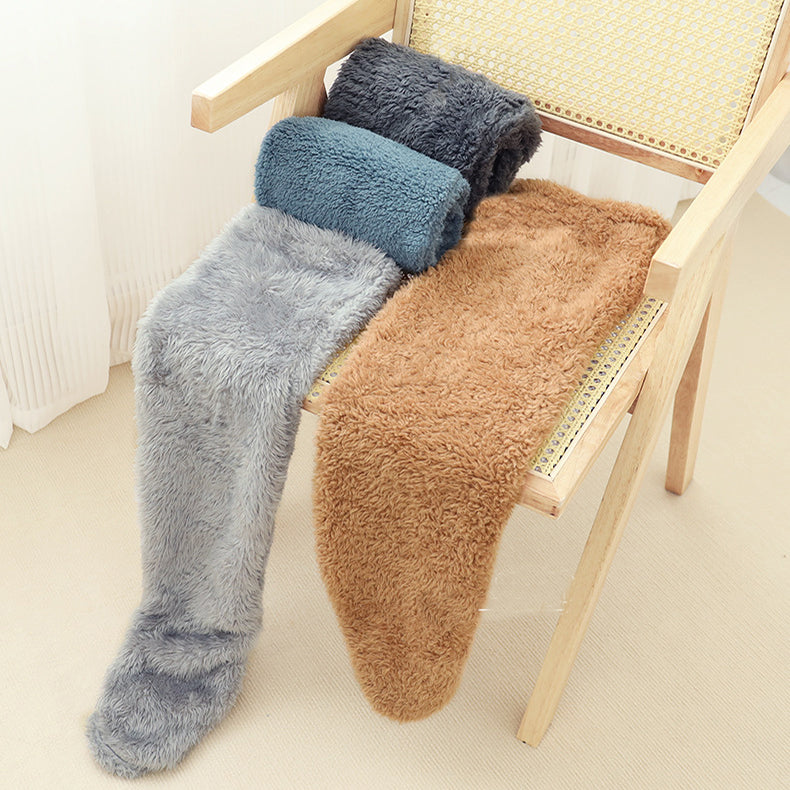 Over-the-Knee Fuzzy Long Socks (photo 11)