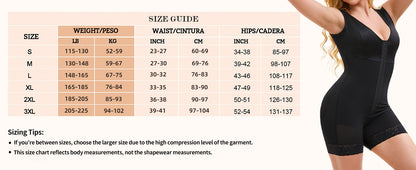 Women's Full-Body Shapewear Bodysuit with Zipper Crotch (photo 8)
