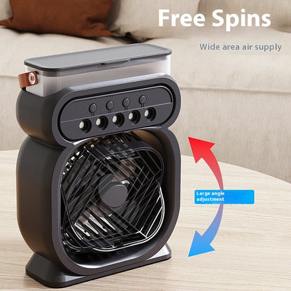 Mini Evaporative Air Cooler Fan with 7-Color Light (photo 4)