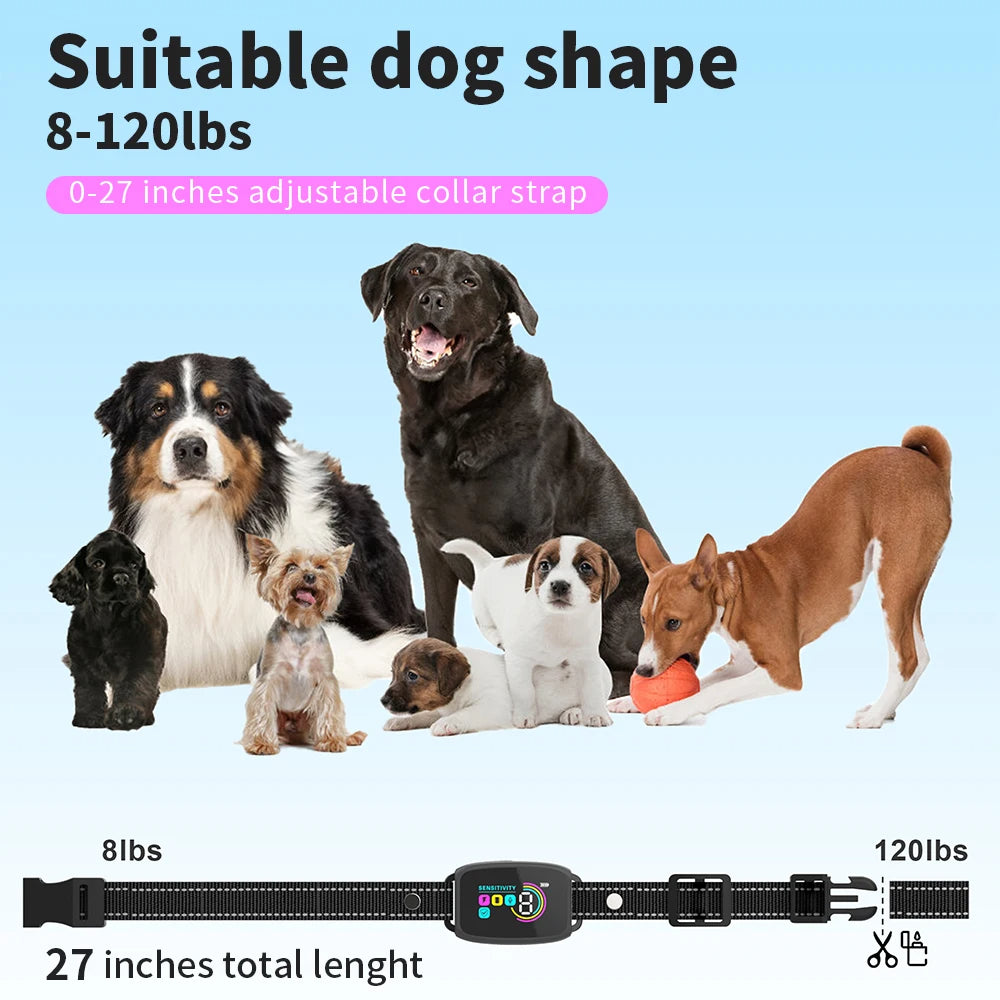 Rechargeable Bark Control Collar with Digital Display (photo 5)