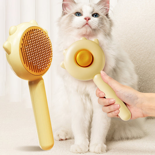 Self-Cleaning Slicker Brush for Cats and Dogs