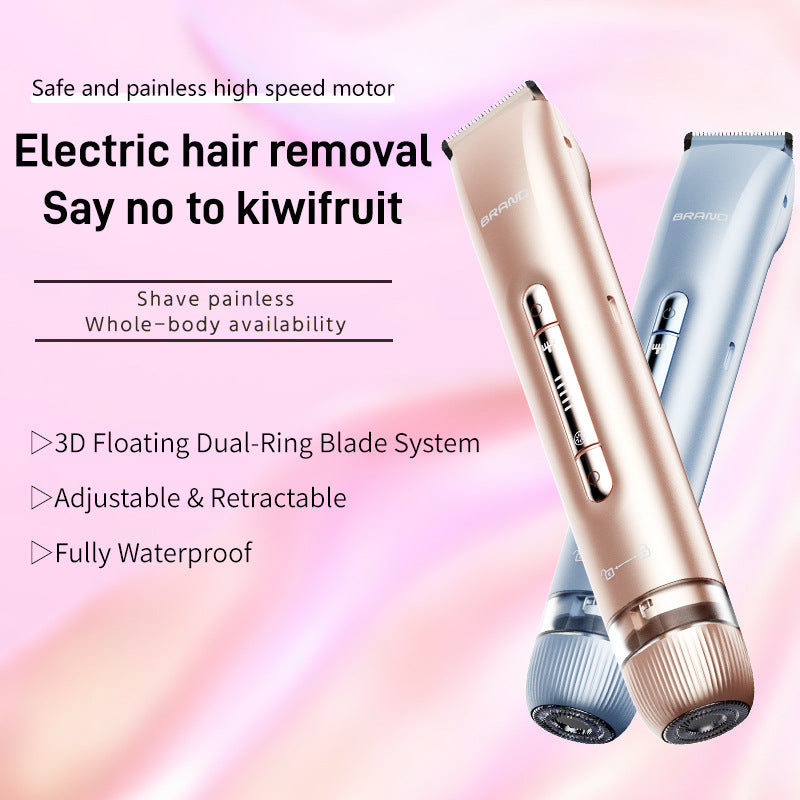 2-in-1 Women's Rechargeable Shaver and Trimmer (photo 29)