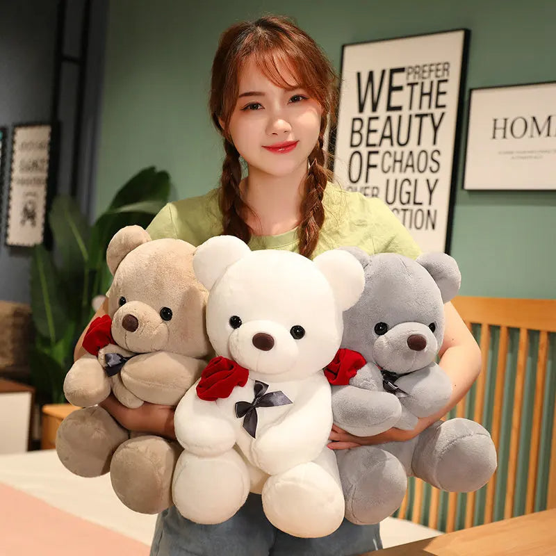 Rose Teddy Bear Plush (photo 4)