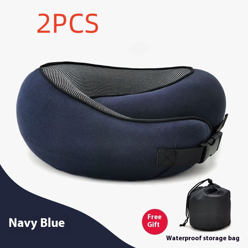 Memory Foam U-Shaped Travel Neck Pillow (photo 44)