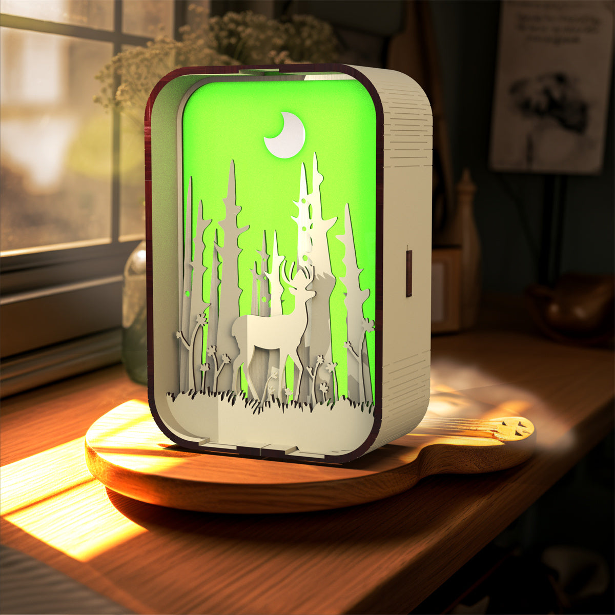 Laser-Engraved Wood Night Light (photo 2)