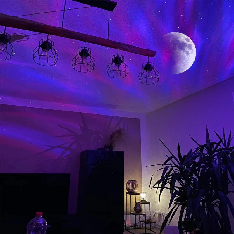 Aurora and Star Projector Night Light with Remote (photo 4)