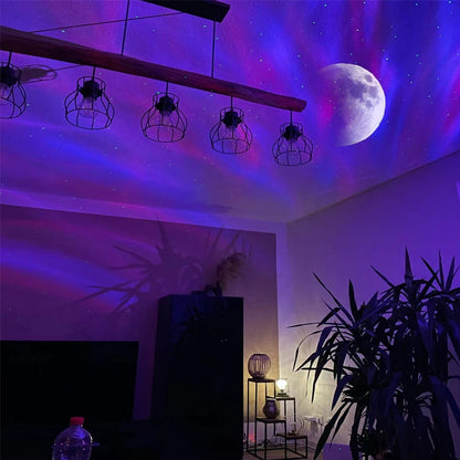 Aurora and Star Projector Night Light with Remote (photo 4)