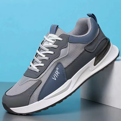 Men's Colorblock Mesh Lace-Up Sneakers (photo 5)