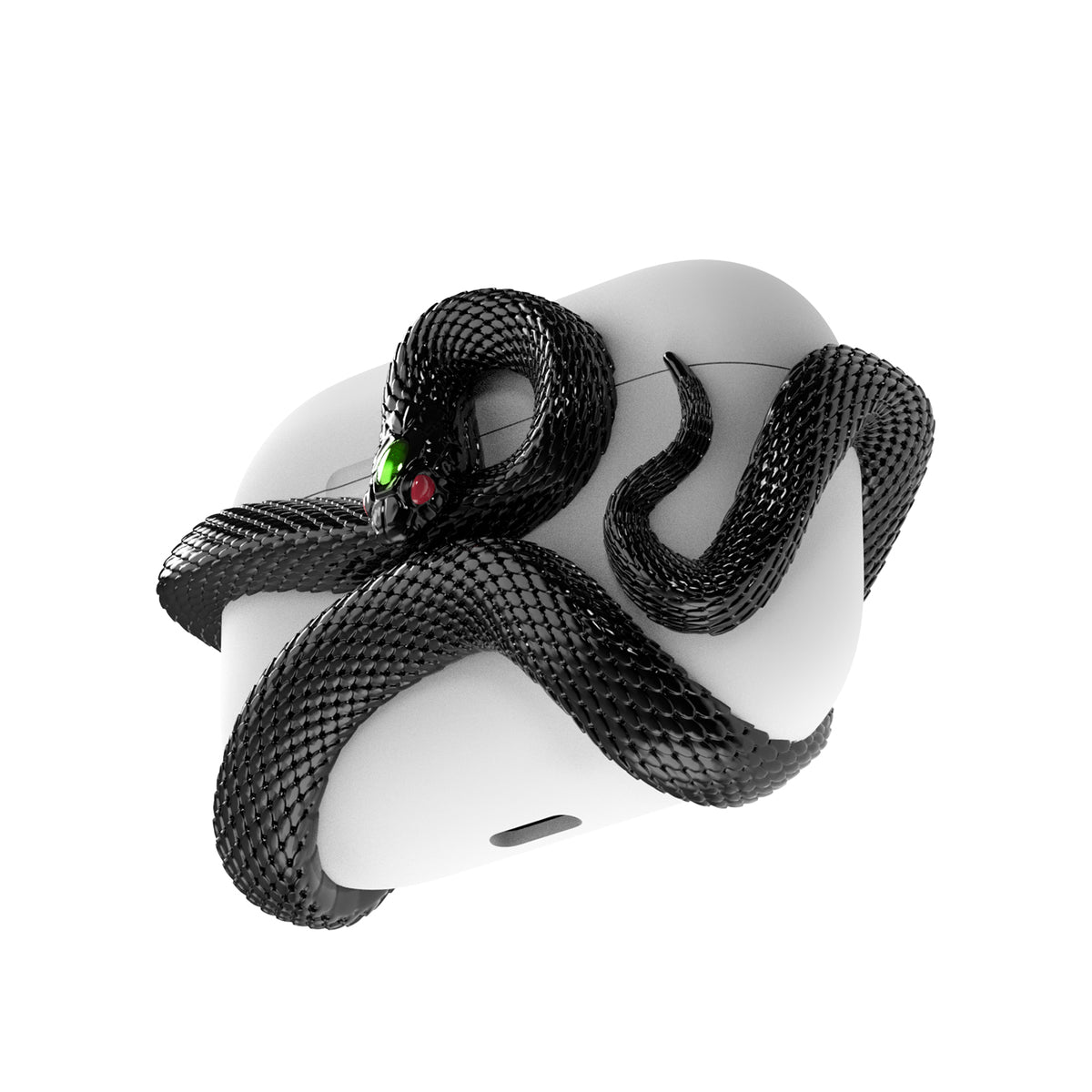 Snake-Shaped Earbud Case Compatible with AirPods (photo 7)