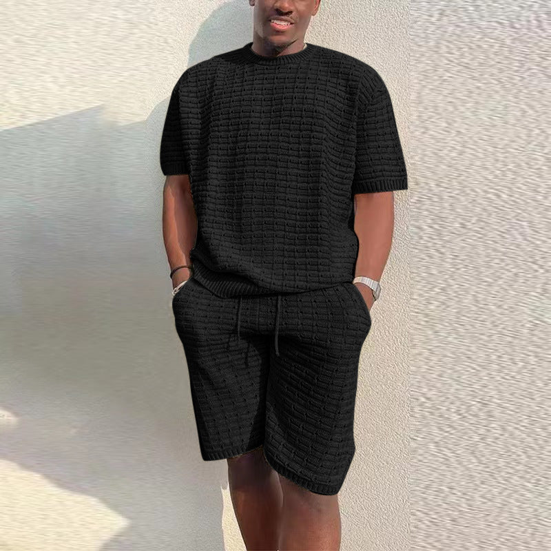 Men's 2-Piece Summer Shirt and Shorts Set (photo 2)