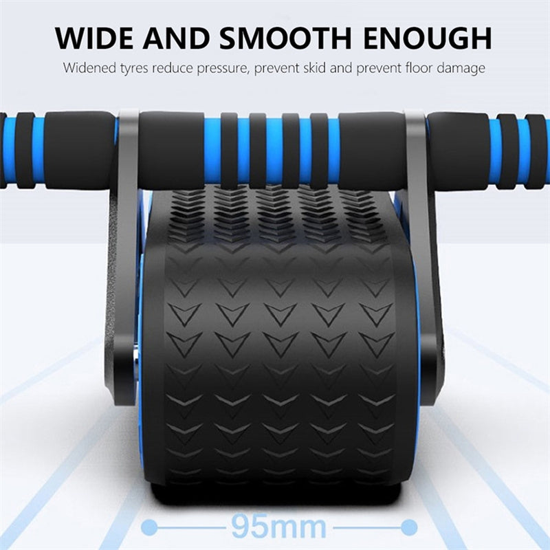 Automatic Rebound Double-Wheel Ab Roller with Knee Pad (photo 9)