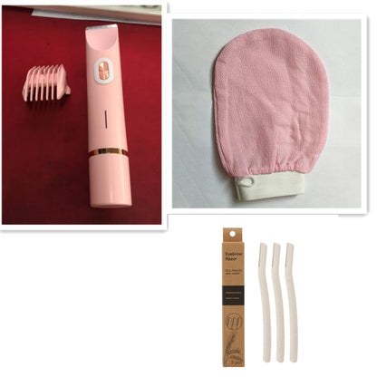 2-in-1 Women's Electric Body Hair Trimmer, Wet and Dry (photo 27)
