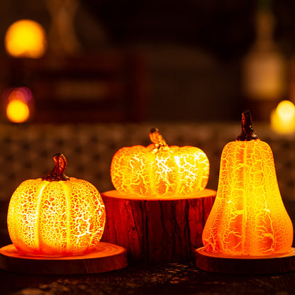 Halloween LED Pumpkin Candle Lamp (photo 3)