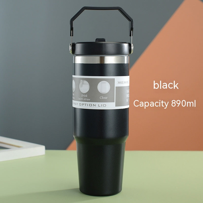 30 oz Insulated Stainless Steel Tumbler with Handle (photo 13)