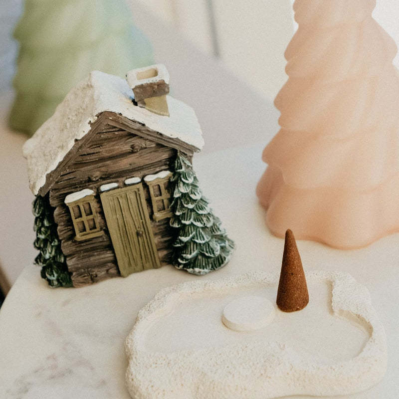 Log Cabin Incense Cone Burner (photo 7)