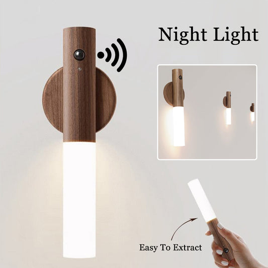 Motion Sensor LED Night Light, Magnetic, USB Rechargeable