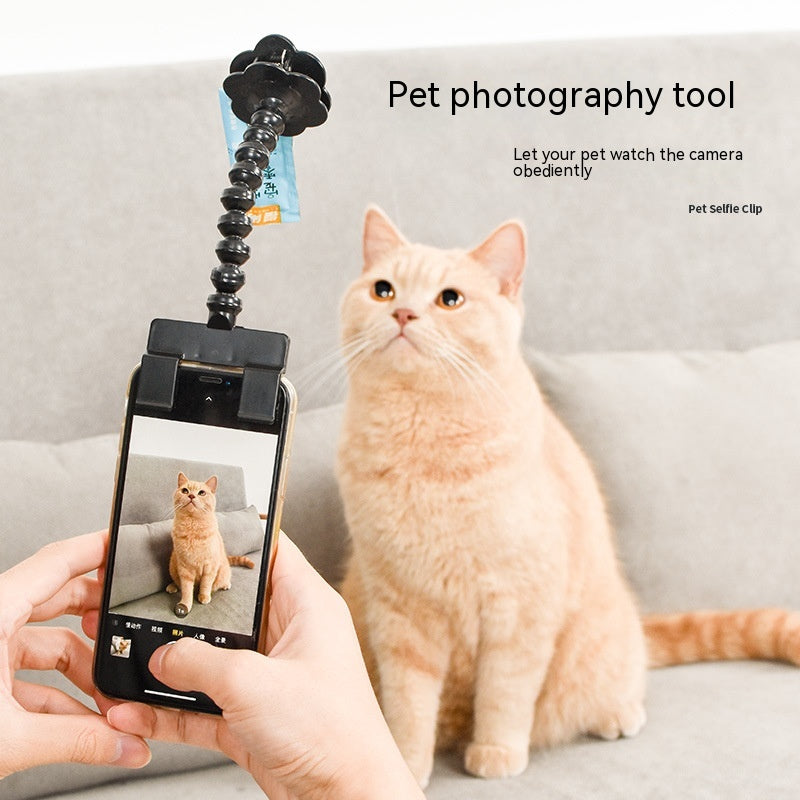 Pet Selfie Phone Clip with Treat Holder (photo 6)