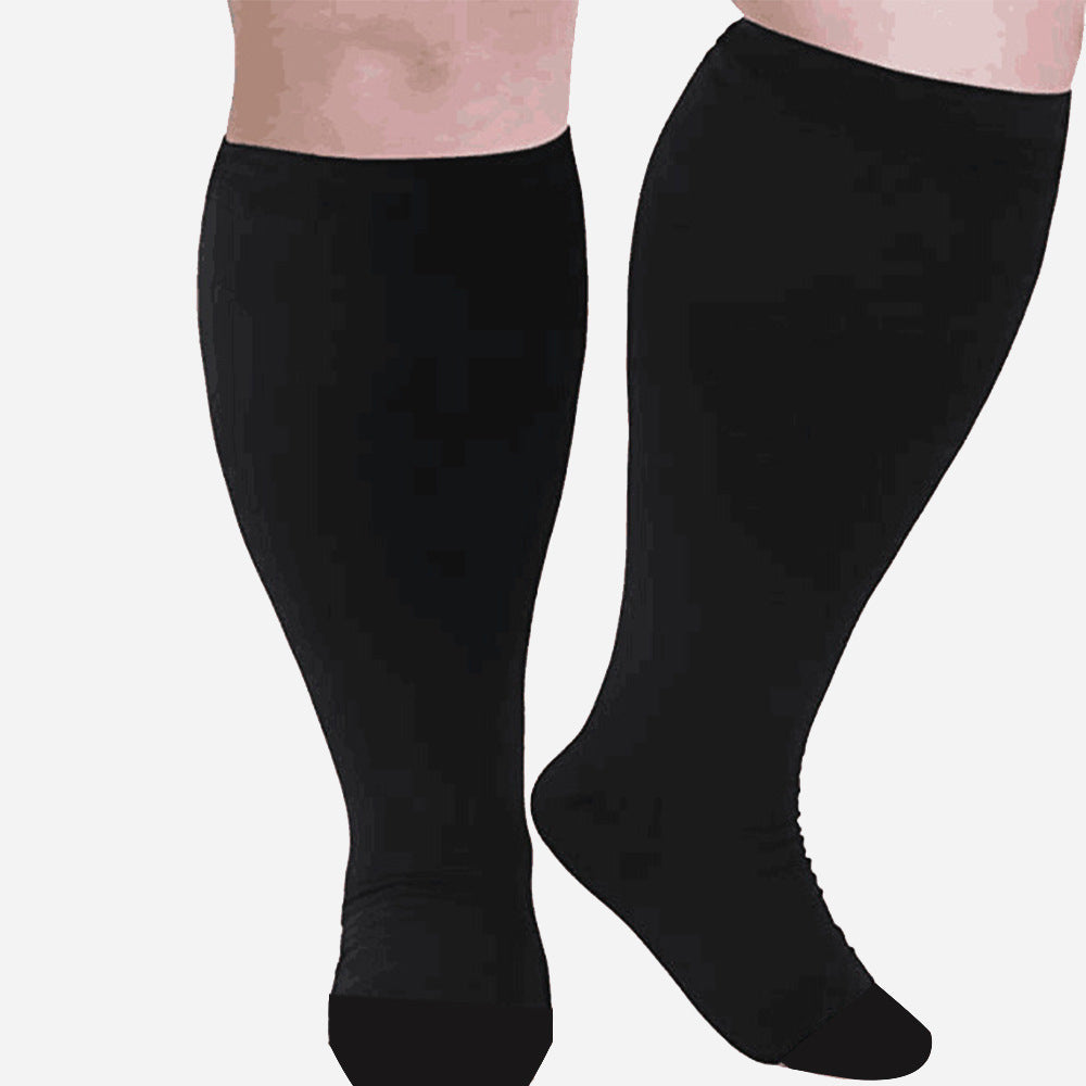 Plus-Size Printed Compression Socks (photo 3)