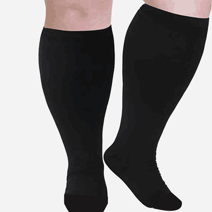 Plus-Size Printed Compression Socks (photo 3)