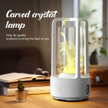 Acrylic or Crystal Night Lamp with Bluetooth Speaker (photo 2)