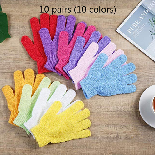 Exfoliating Bath Gloves, Nylon (photo 1)