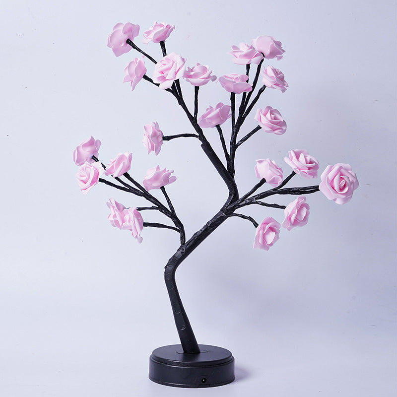 USB LED Rose Tree Table Lamp (photo 6)