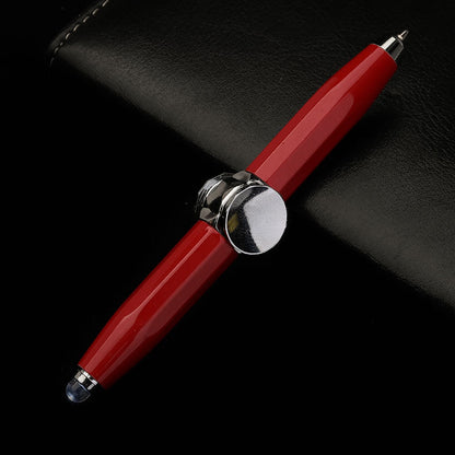 LED Spinning Top Metal Ballpoint Pen (photo 4)