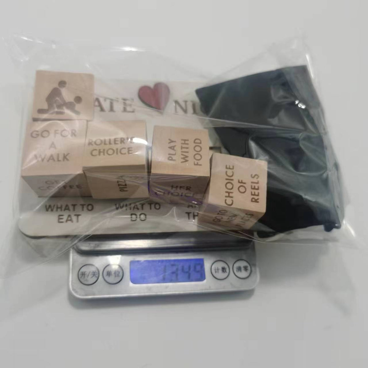 Wooden Date Night Dice Game for Couples (photo 7)
